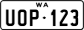 Western Australia, Retro (UAB-123 / XAB-123)