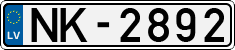 License plate of Latvia, Regular car plates