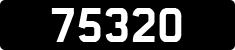 License plate of Guernsey, Regular plates