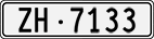 License plate of Switzerland, Cars