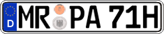 German license plate, Plates for oldtimers (type 
