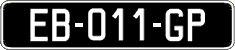 French license plate, SIV (oldtimers)
