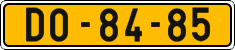 License plate of the Czech Republic, Commercial vehicles (1960)