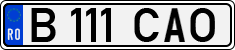 License plate of Romania, Regular plates