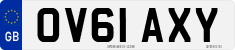 License plate of the United Kingdom, 2001 year system