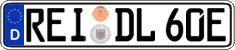 German license plate, Electric vehicles