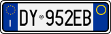 License plate of Italy, Cars (1994 year series)