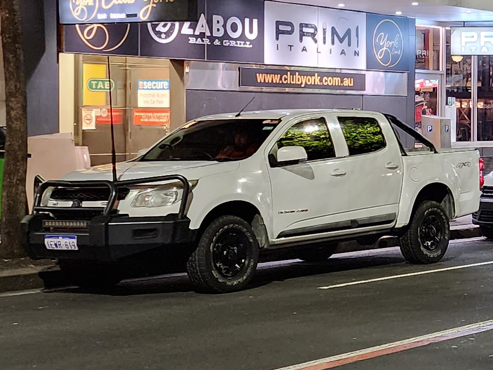 1EWR-819, Holden Colorado 2nd gen Pickup (RG), 2012–2016