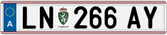License plate of Austria, Regular plates