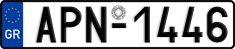 License plate of Greece, Cars