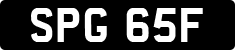 License plate of the United Kingdom, 1963 year system