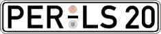 German license plate, Regular plates