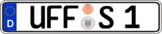 German license plate, Regular plates
