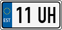 License plate of Estonia, Motorcycles