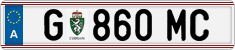License plate of Austria, Regular plates