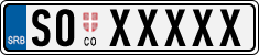 License plate of Serbia, Vanity Plates