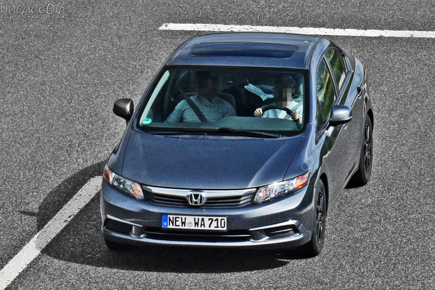 NEW WA 710, Honda Civic 9th gen Sedan (FB), 2011–2016 (–2012 for NA-market)