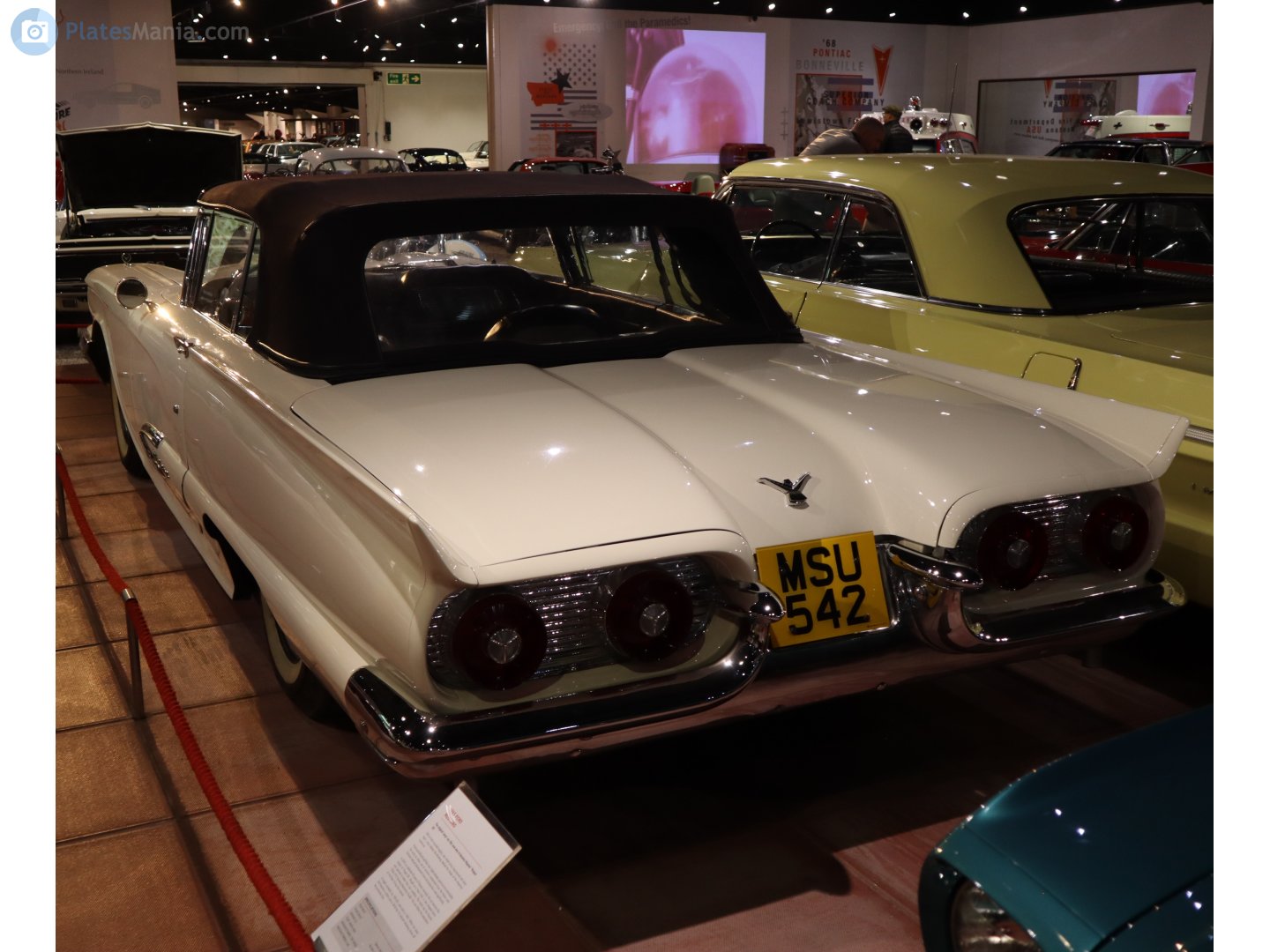 MSU542, Ford Thunderbird 2nd gen 1959 Convertible (76A), 1st facelift, 1958–1959