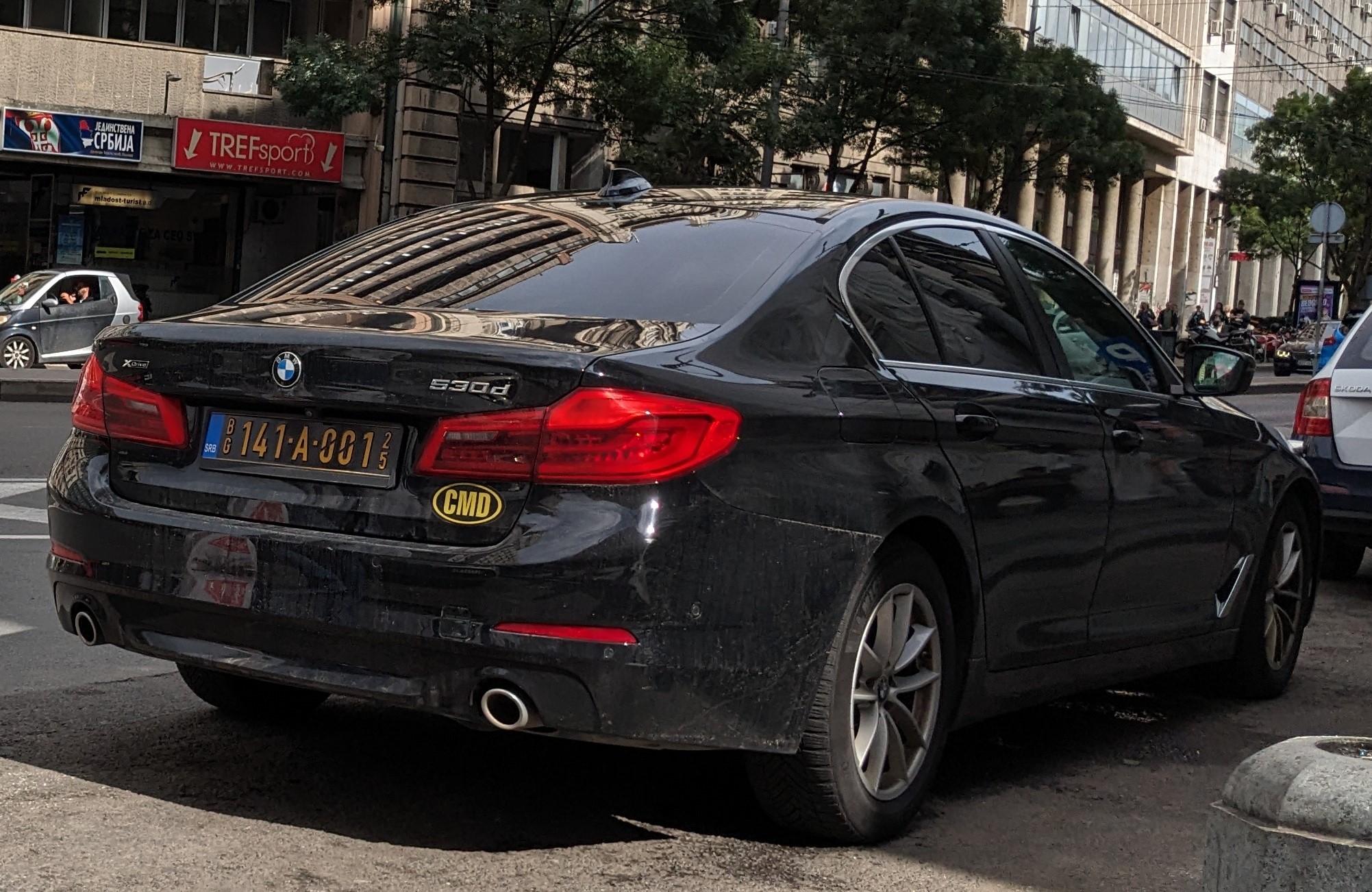 BG 141-A-001, BMW 5 Series 7th gen Sedan (G30/G38), 2017–2020