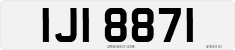 License plate of the United Kingdom, Northern Ireland (1966)