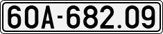License plate of Vietnam, Cars