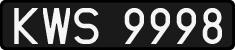 License plates of Poland, 1976 year system