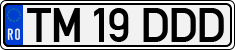 License plate of Romania, Regular plates
