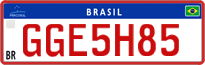 License plate of Brazil, Commercial vehicles (Mercosul)