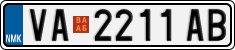 License plate of North Macedonia, Regular plates (2012)