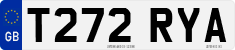 License plate of the United Kingdom, 1983 year system