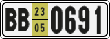 License plate of Armenia, Export transit plates