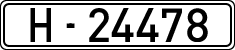 License plates of Spain, 1900 year series