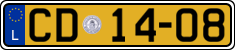 License plate of Luxembourg, Diplomatic