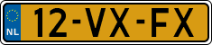 License plate of the Netherlands, Light Commercial Vehicles (1994 system)