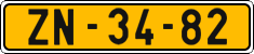 License plate of the Czech Republic, Commercial vehicles (1960)