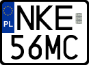 License plates of Poland, Special vehicles and motorcycles