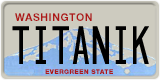 Washington, Vanity Plates
