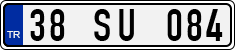 License plate of Turkey, Regular plates