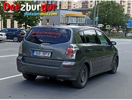 346 BPX, Toyota Corolla Verso
