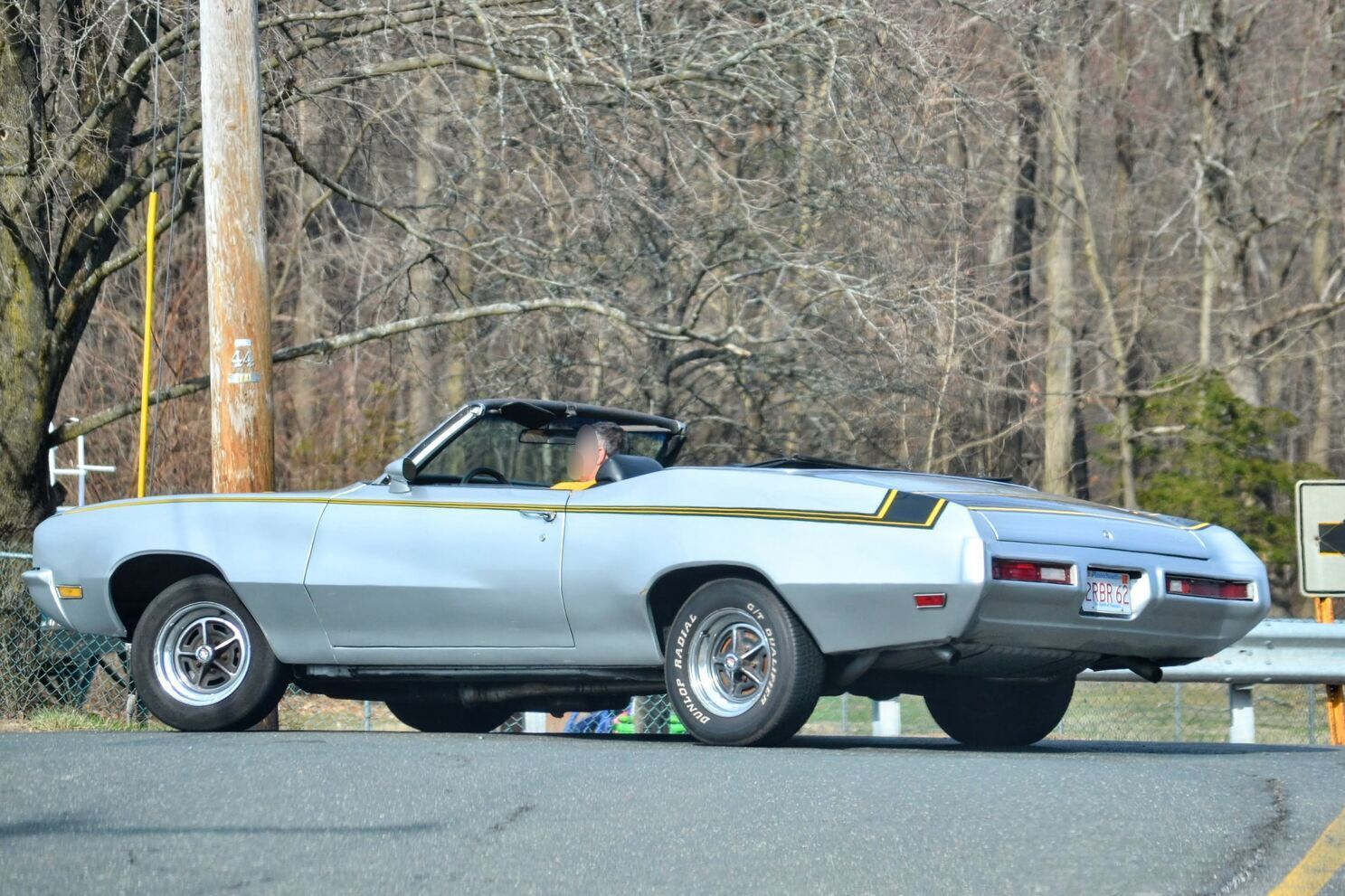 2RBR 62, Buick Skylark 3rd gen 1972 Convertible (44467; A-body), 4th facelift, 1971–1972