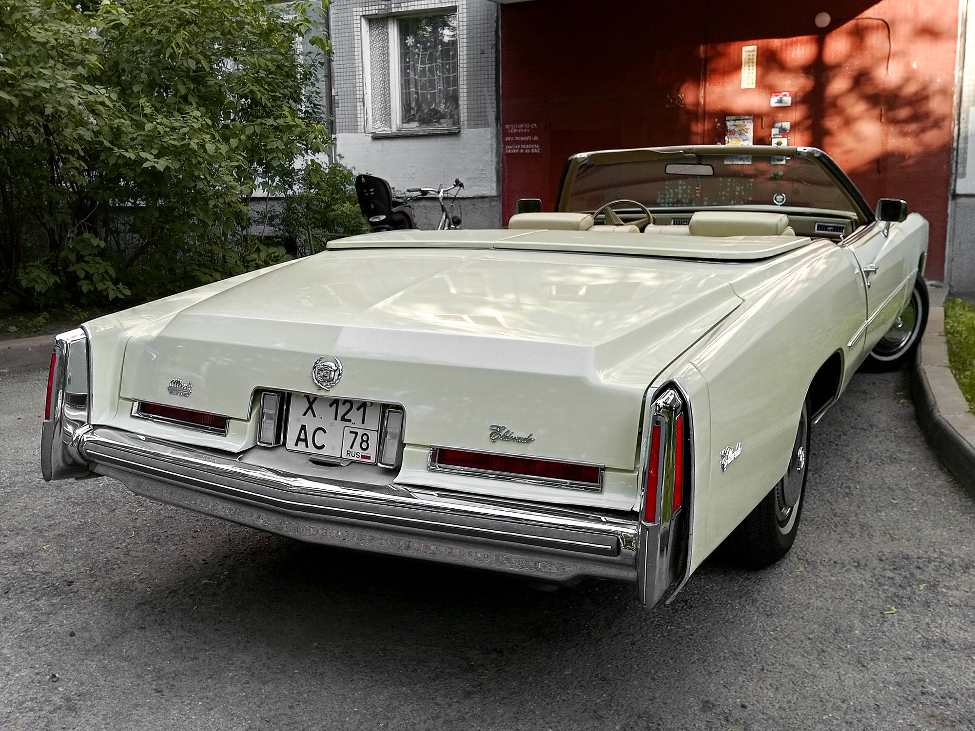 х 121 ас 78, Cadillac Eldorado 9th gen 1971/1972 Convertible (69367/L67; E-body), 1970–1972