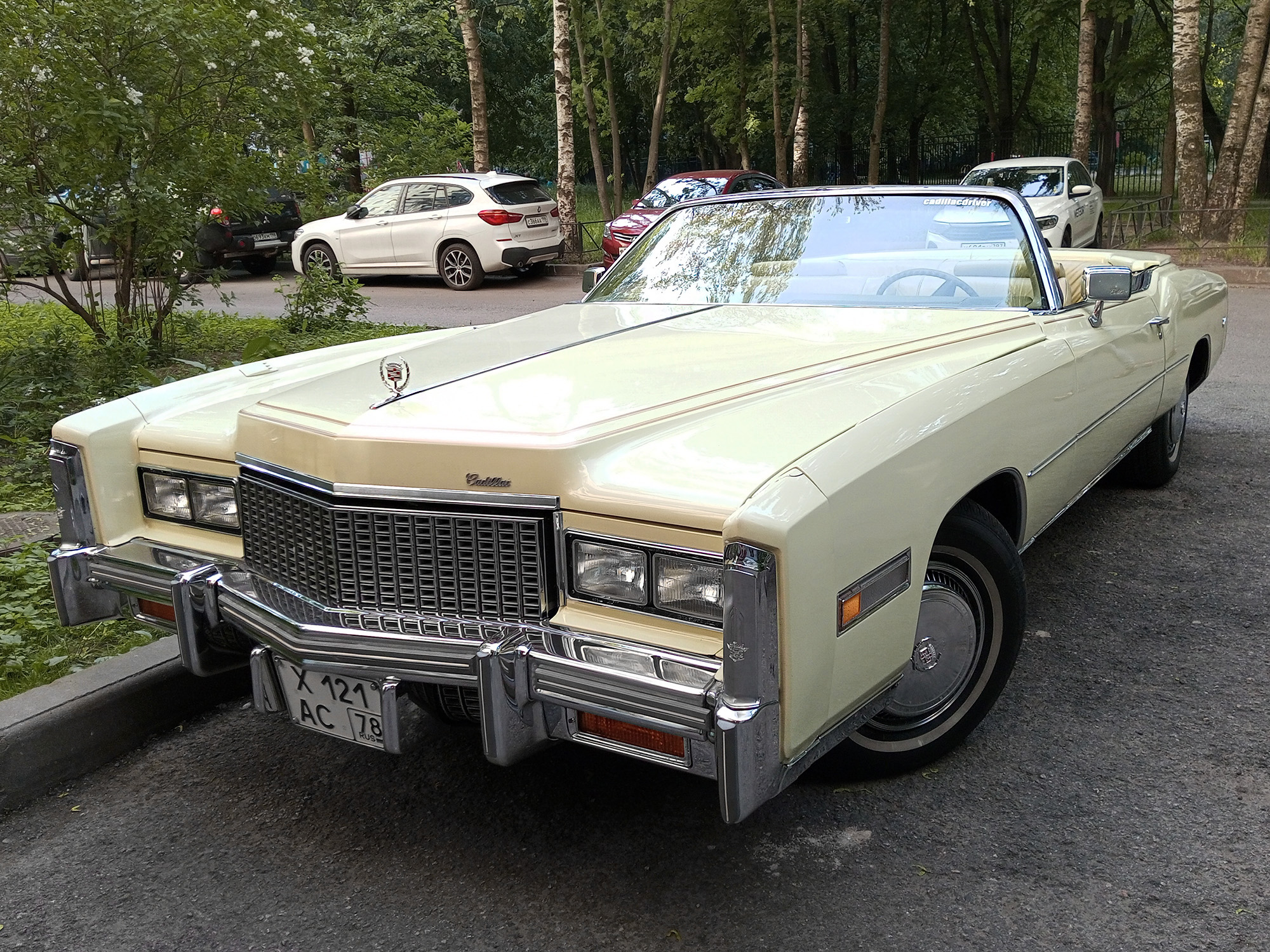 х 121 ас 78, Cadillac Eldorado 9th gen 1971/1972 Convertible (69367/L67; E-body), 1970–1972