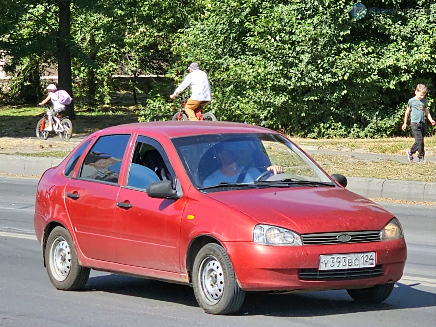 "у 393 вс 124" photos Lada (VAZ) 1118 Kalina. Russia