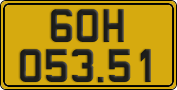 License plate of Vietnam, Commercial vehicles