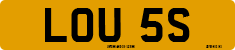 License plate of the United Kingdom, 1963 year system