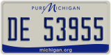 Michigan, Commercial vehicles (AB 12345)