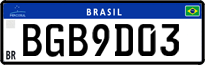 License plate of Brazil, Private owners (Mercosul)