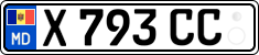 License plate of Moldova, Trailers (2015)