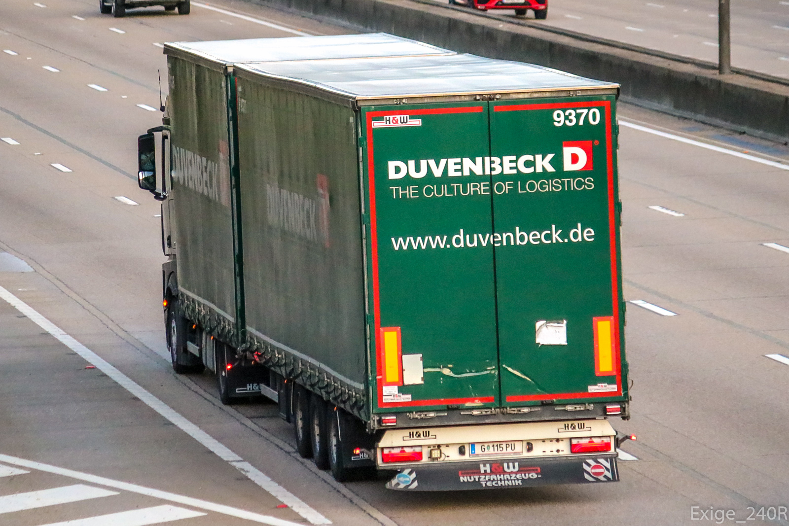 G 115 PU, H&W Trailer 