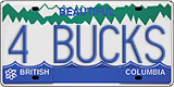 British Columbia, Vanity Plates